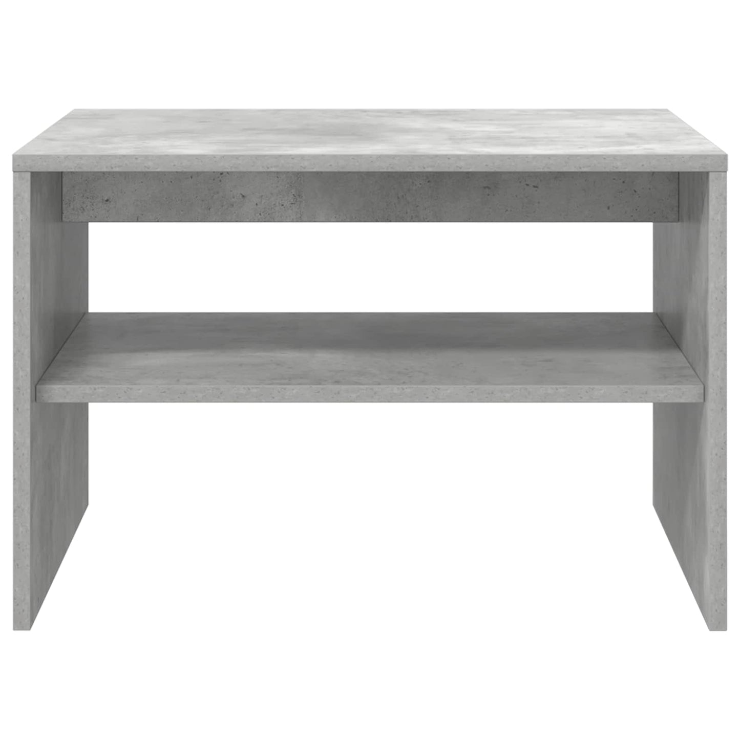 Sofabord Beton Grå 60 x 50 x 40 cm Konstrueret træ