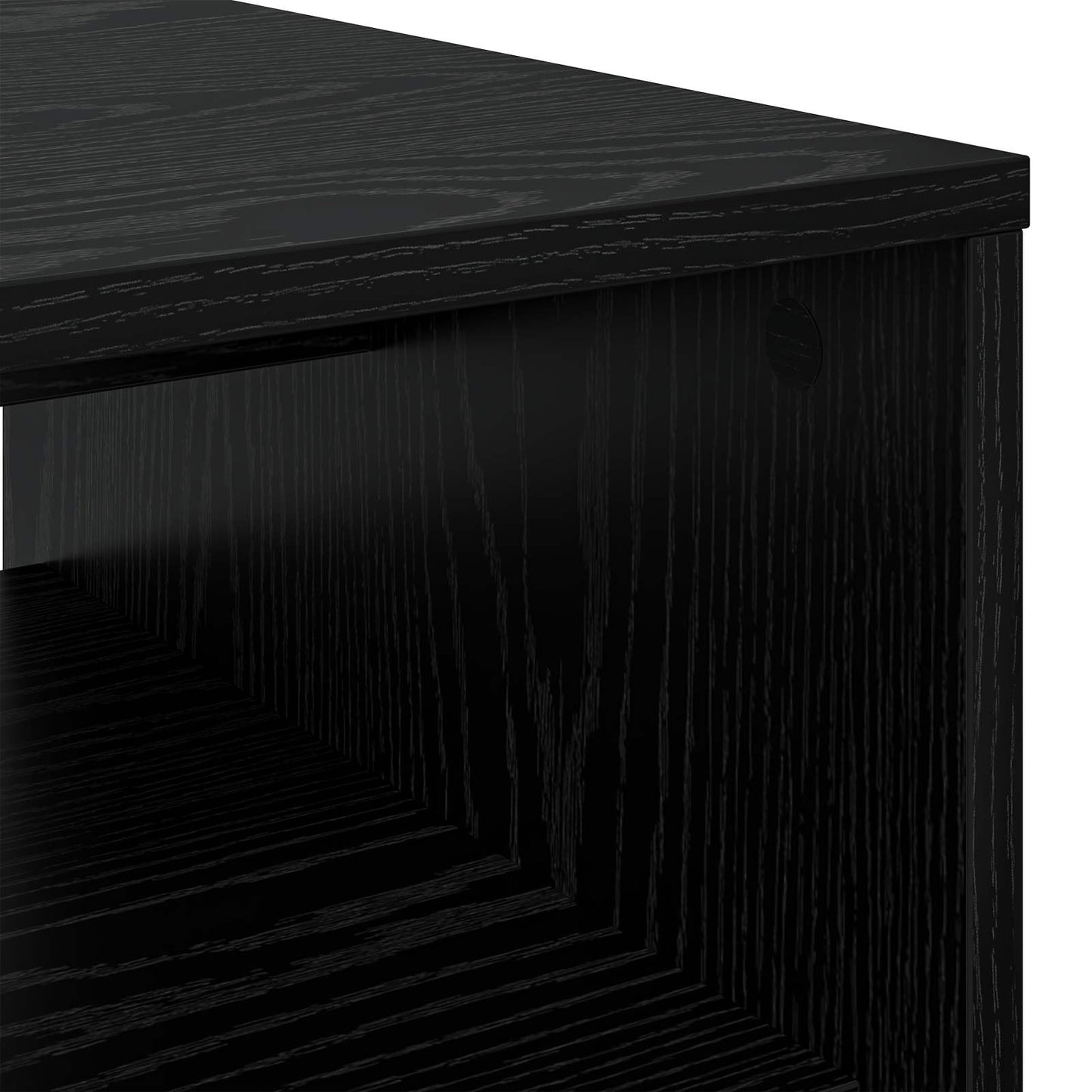Sofabord Sort eg 80 x 50 x 40 cm Konstrueret træ