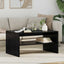 Sofabord Sort eg 80 x 50 x 40 cm Konstrueret træ