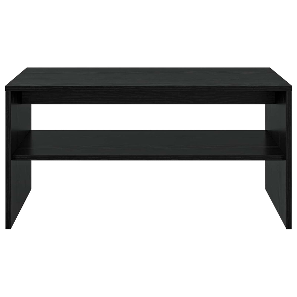 Sofabord Sort eg 80 x 50 x 40 cm Konstrueret træ