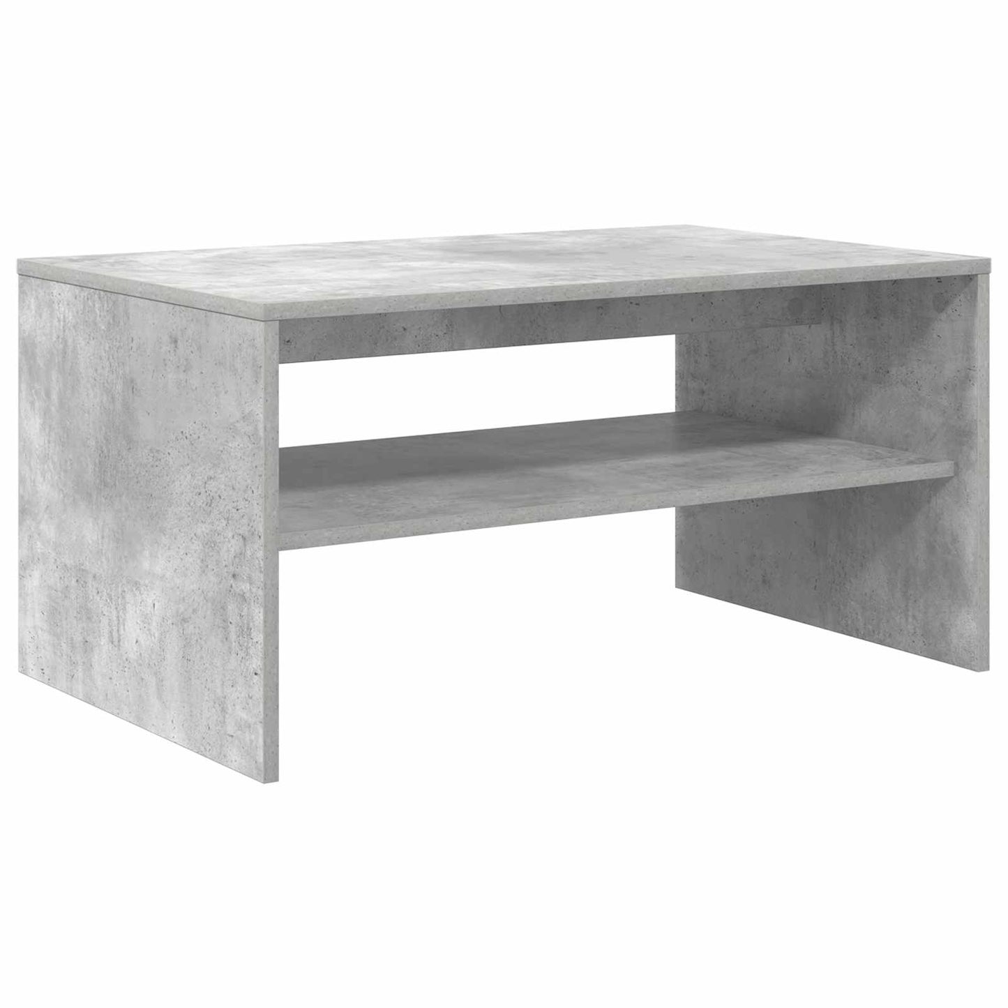 Sofabord Beton Grå 80 x 50 x 40 cm Konstrueret træ