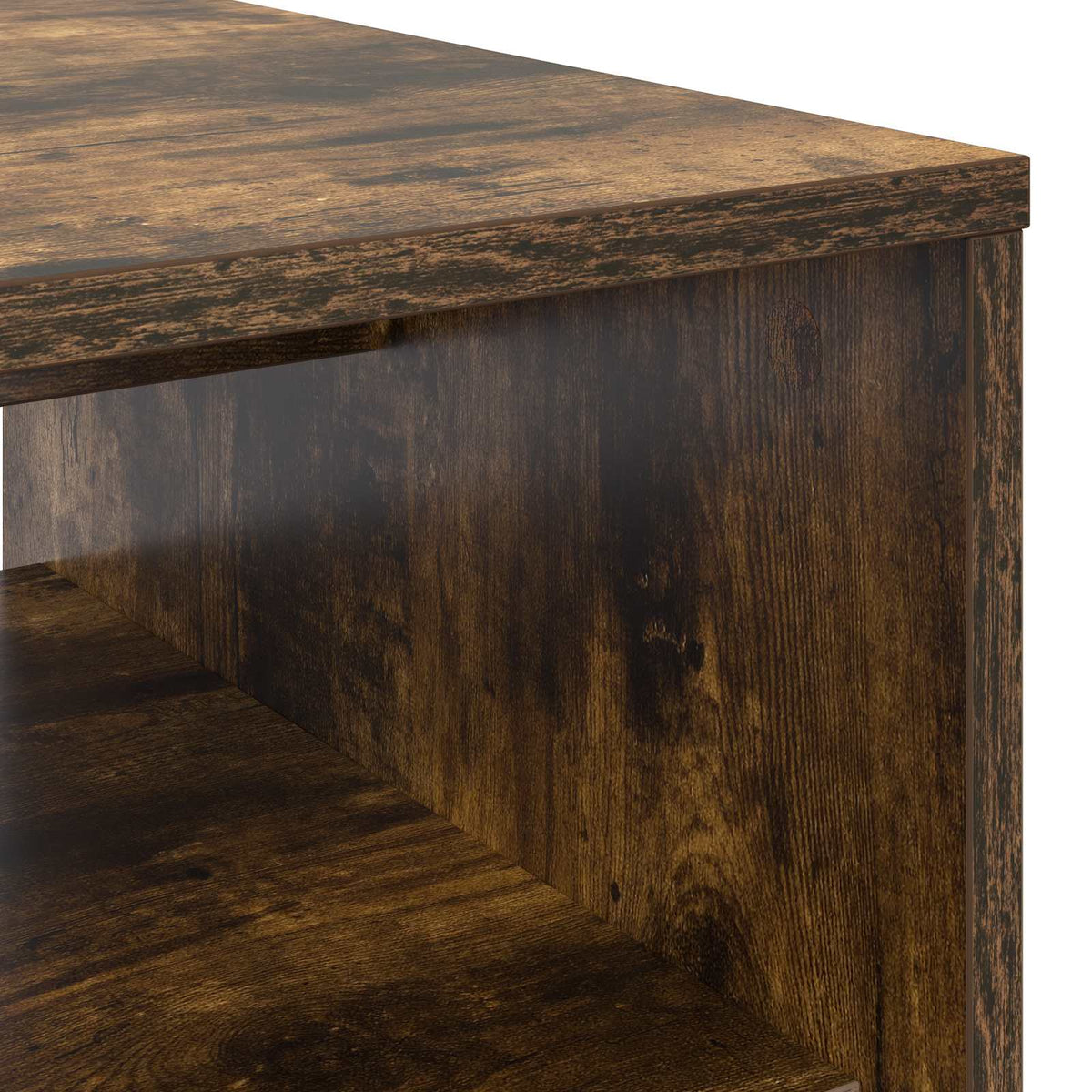 Sofabord Røget eg 80 x 50 x 40 cm Konstrueret træ