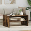 Sofabord Røget eg 80 x 50 x 40 cm Konstrueret træ