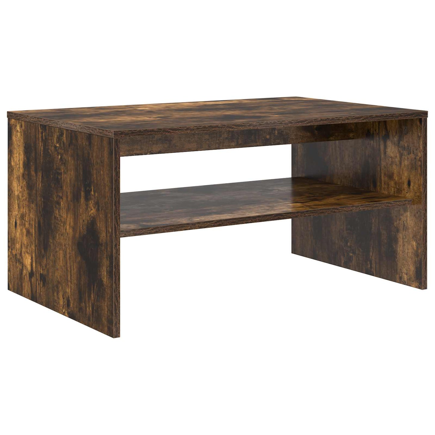 Sofabord Røget eg 80 x 50 x 40 cm Konstrueret træ