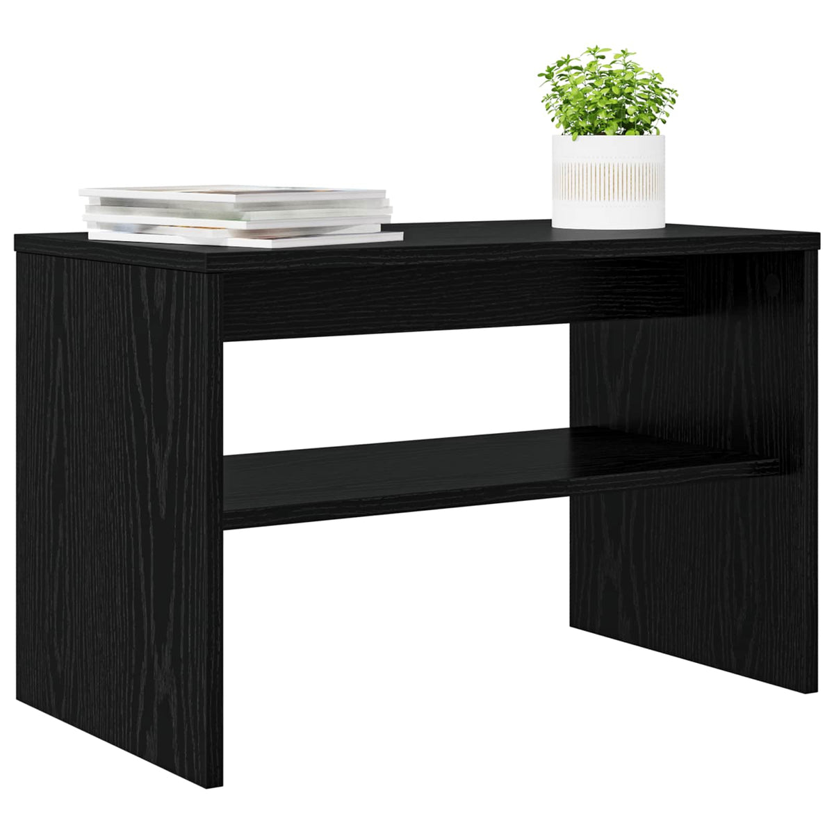 TV-skab 60 x 35 x 40 cm Sort eg Konstrueret træ