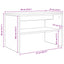 TV-skab 60 x 35 x 40 cm Sonoma eg Konstrueret træ