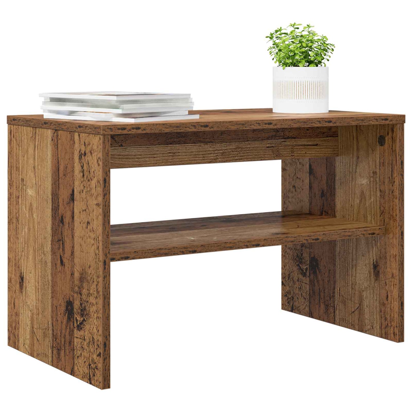 TV-skab 60 x 35 x 40 cm Gammelt træ Konstrueret træ