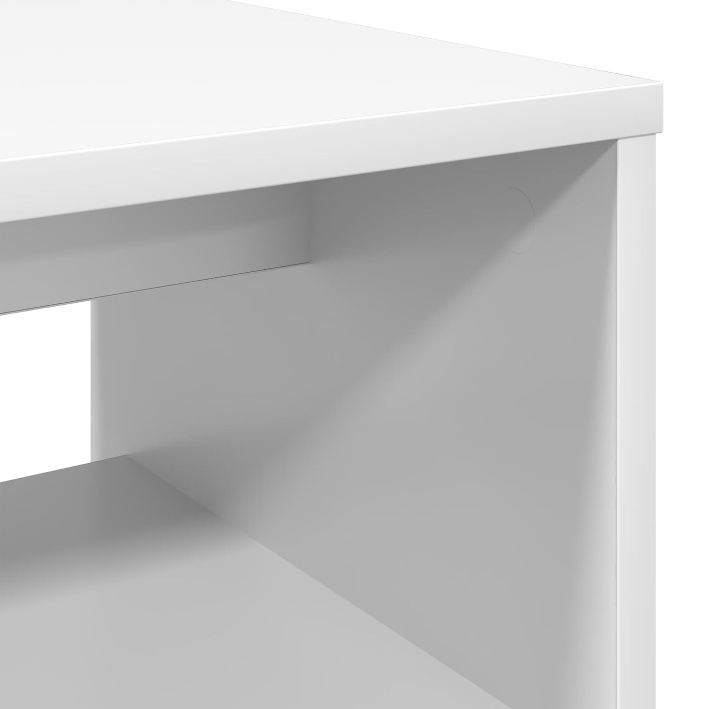 TV-skab 80 x 35 x 40 cm Hvid Konstrueret træ