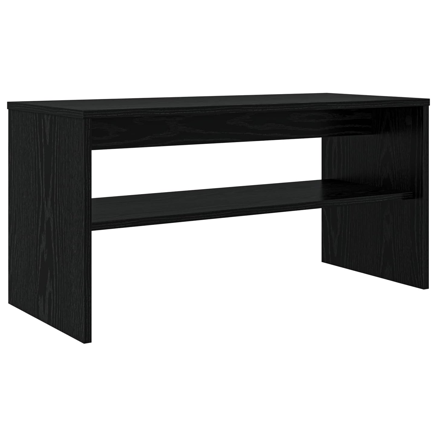 TV-skab 80 x 35 x 40 cm Sort eg Konstrueret træ