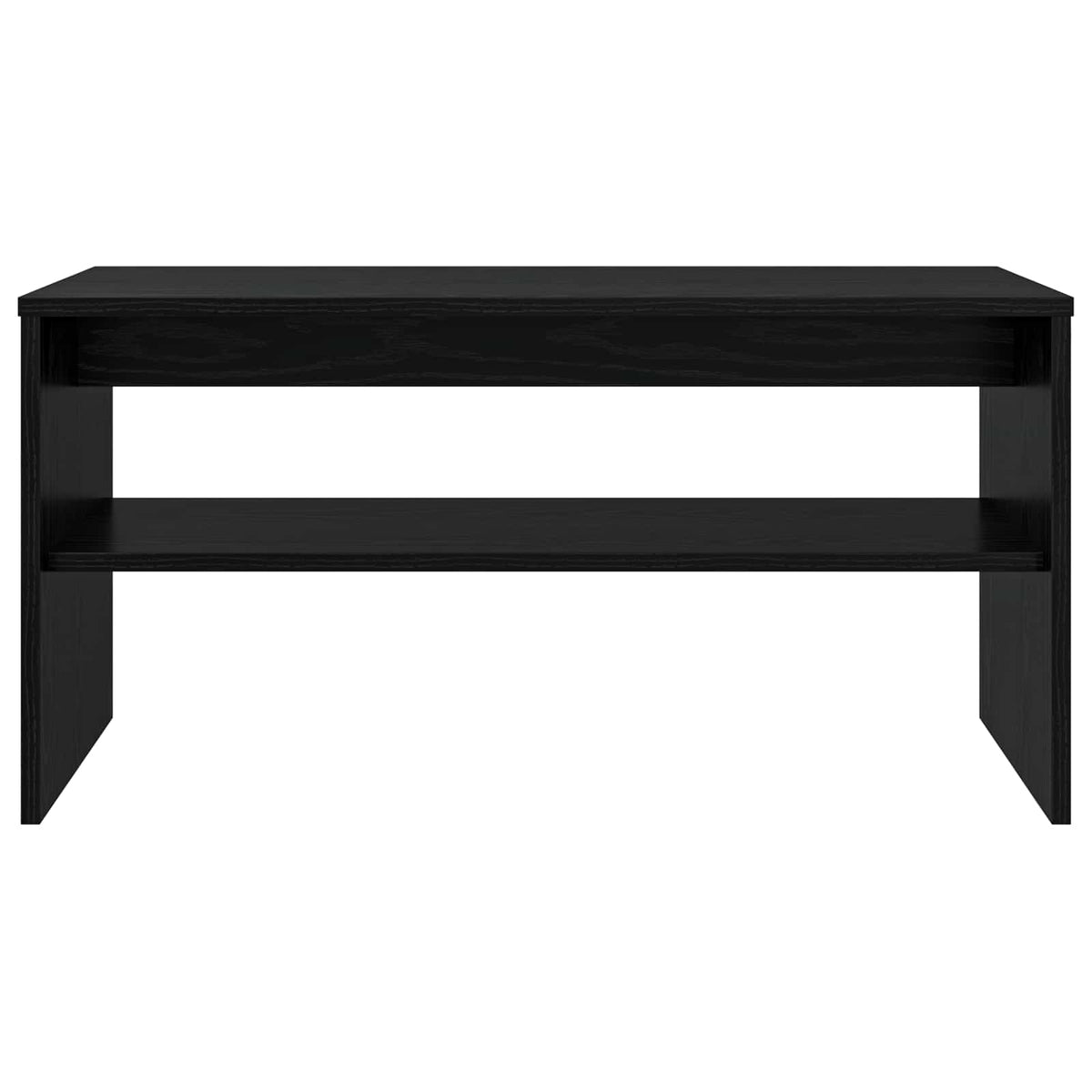 TV-skab 80 x 35 x 40 cm Sort eg Konstrueret træ