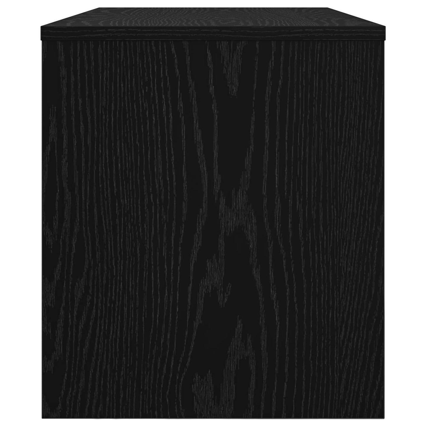 TV-skab 80 x 35 x 40 cm Sort eg Konstrueret træ