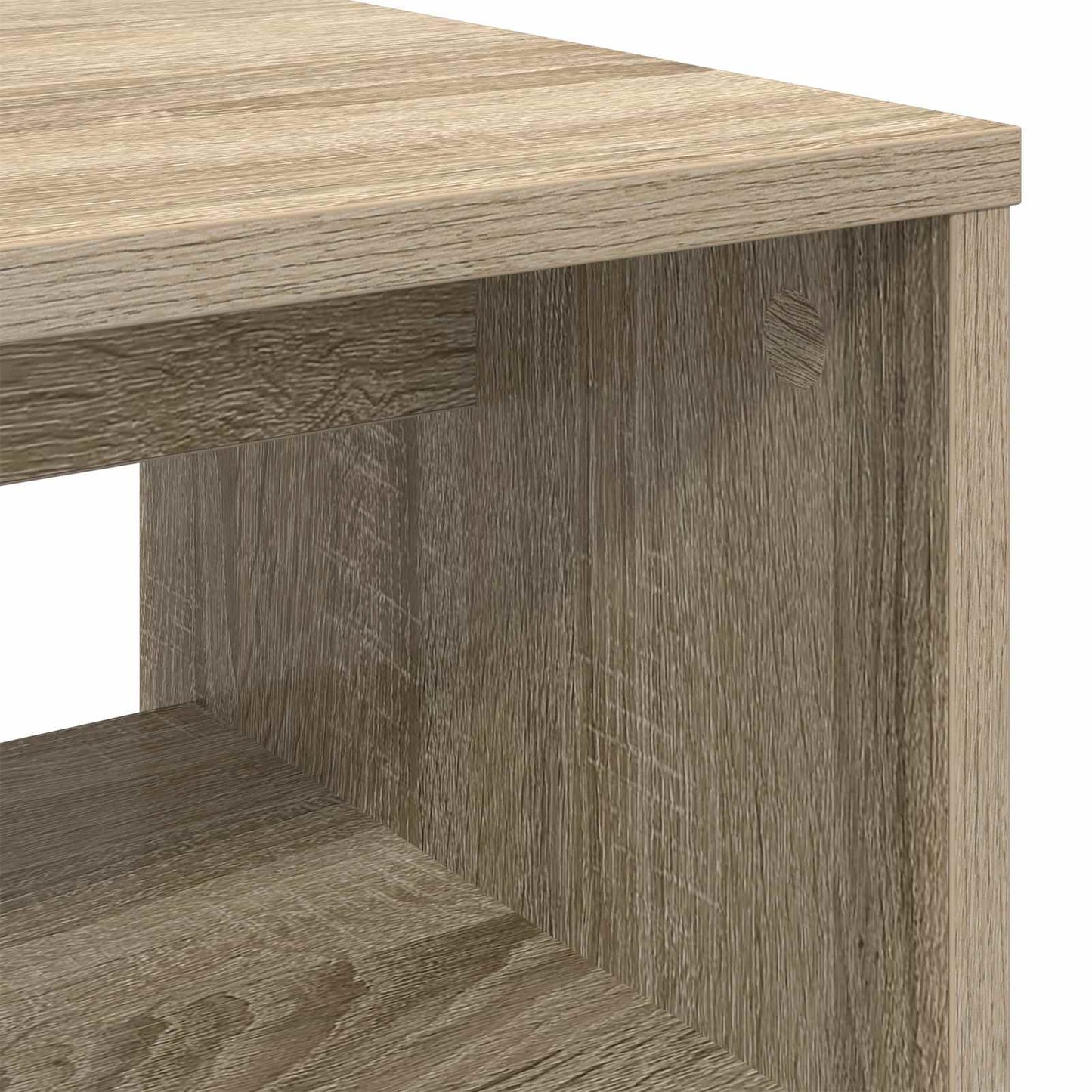TV-skab 80 x 35 x 40 cm Sonoma eg Konstrueret træ