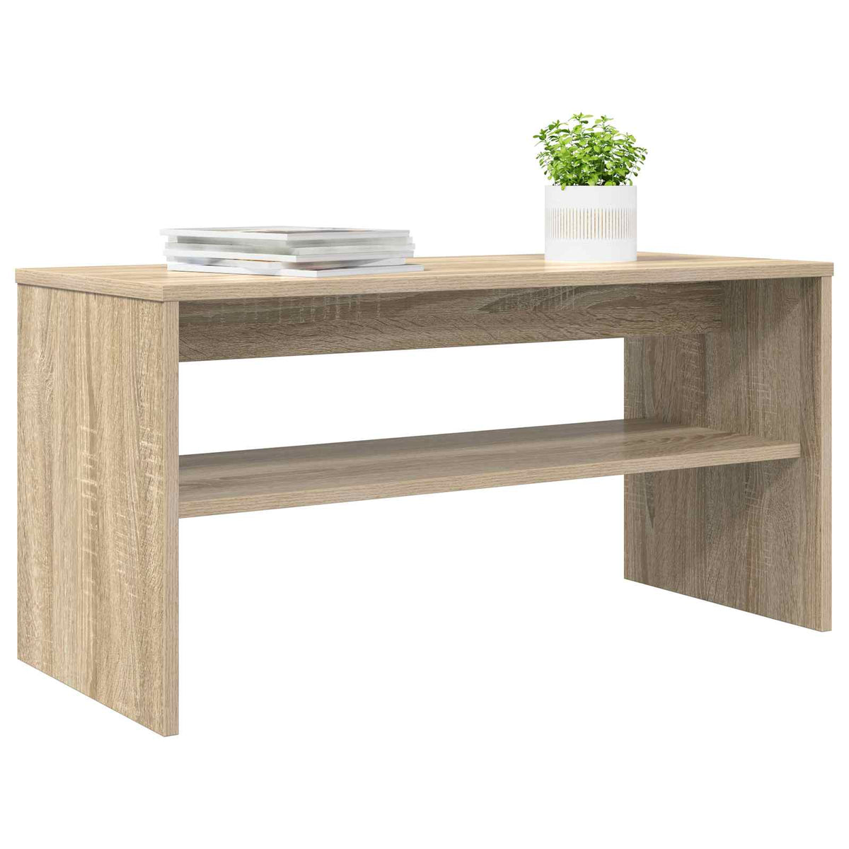 TV-skab 80 x 35 x 40 cm Sonoma eg Konstrueret træ
