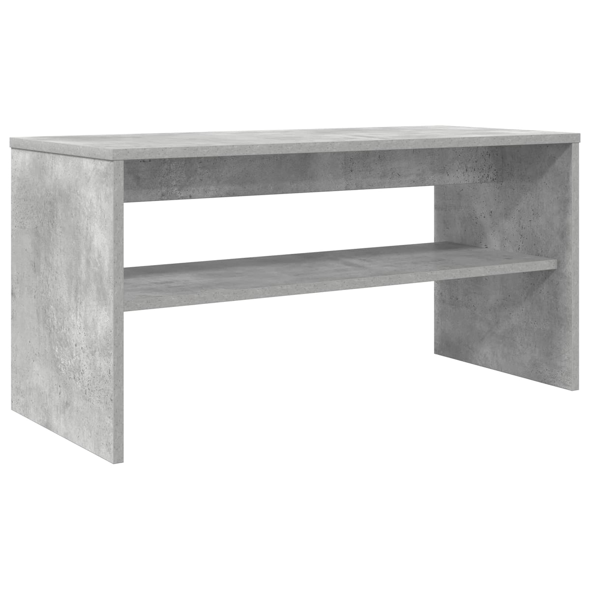 TV-skab 80 x 35 x 40 cm Beton Grå Konstrueret træ