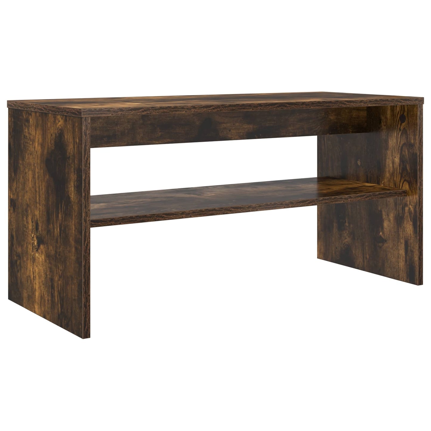 TV-skab 80 x 35 x 40 cm Røget eg Konstrueret træ