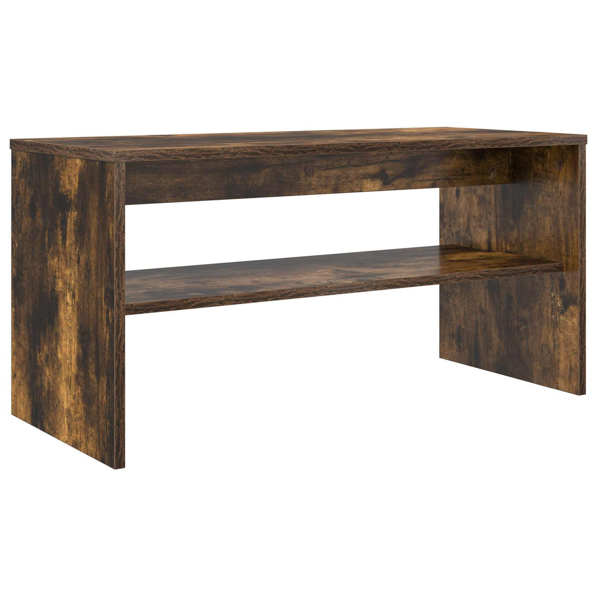 TV-skab 80 x 35 x 40 cm Røget eg Konstrueret træ