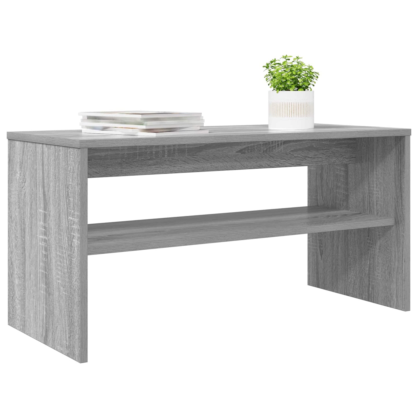 TV-skab 80 x 35 x 40 cm Grå Sonoma Konstrueret træ