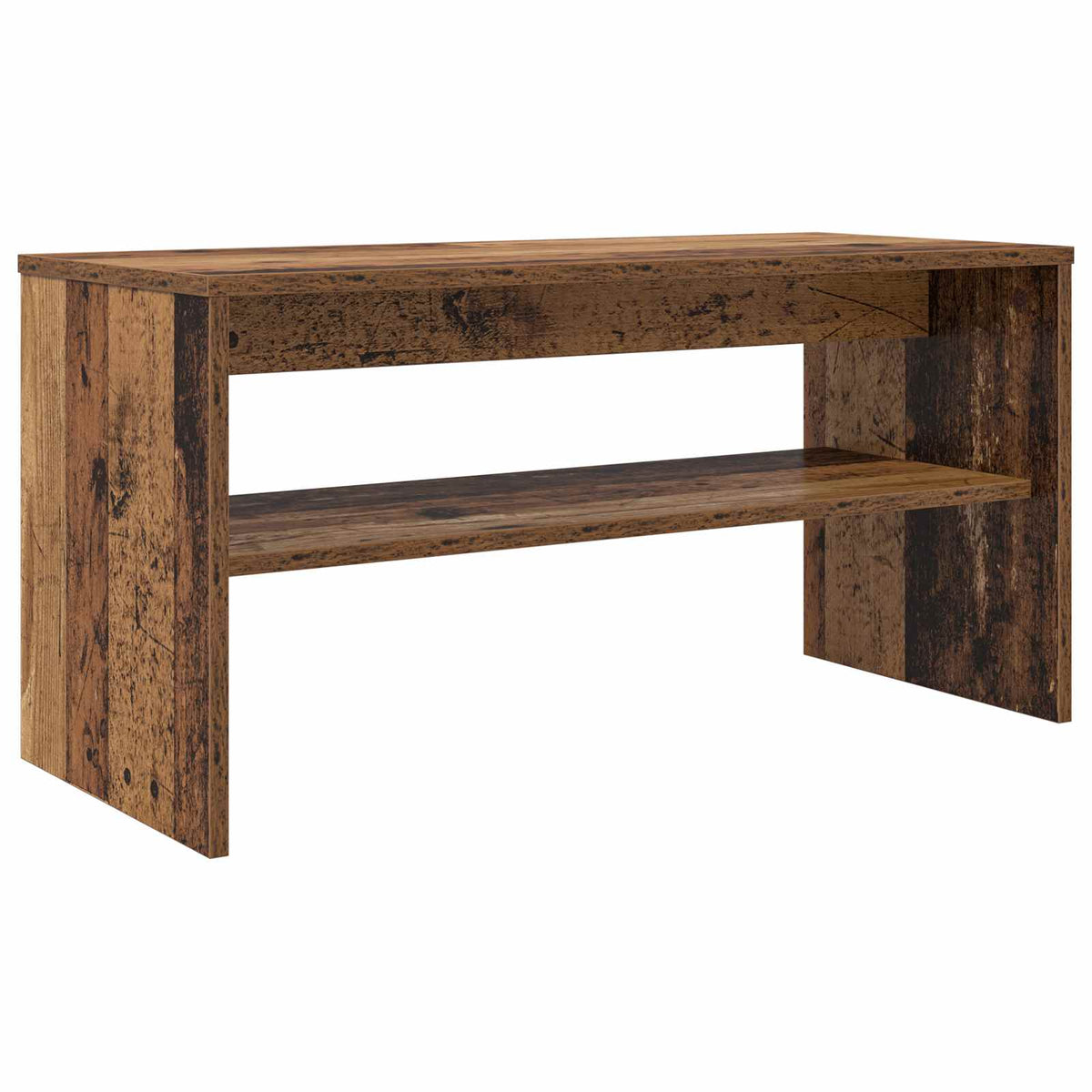 TV-skab 80 x 35 x 40 cm Gammelt træ Konstrueret træ