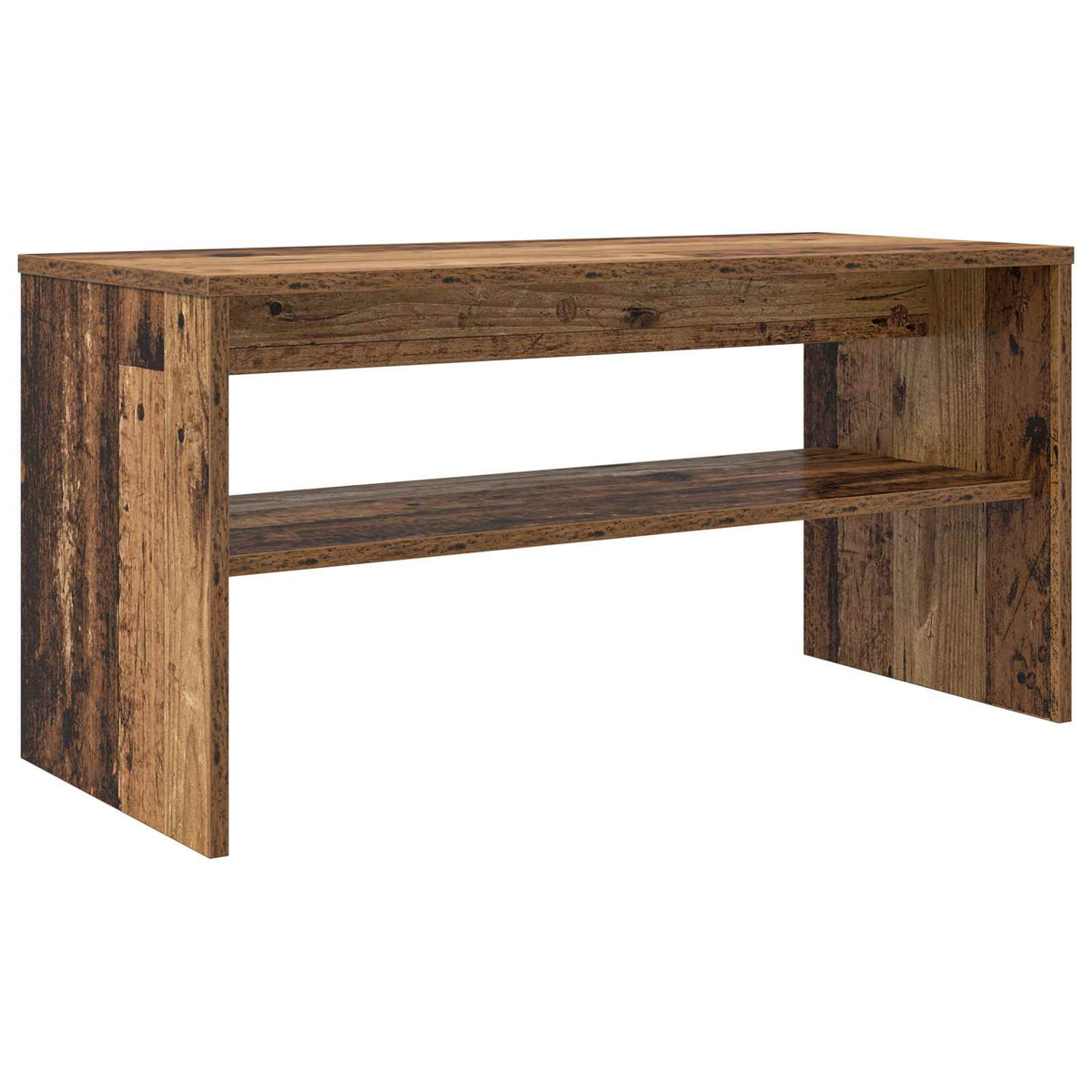 TV-skab 80 x 35 x 40 cm Gammelt træ Konstrueret træ