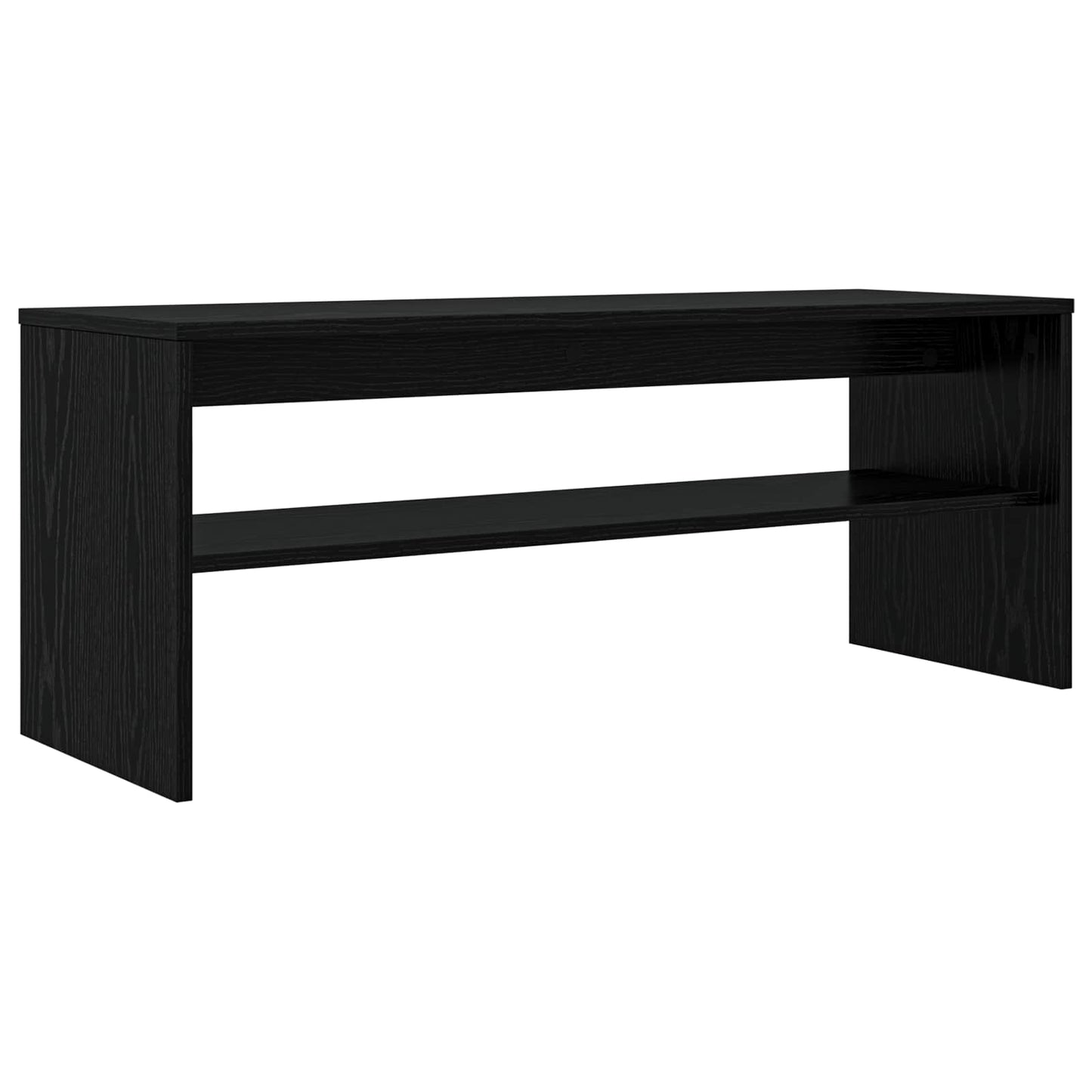 TV-skab 100 x 35 x 40 cm Sort eg Konstrueret træ