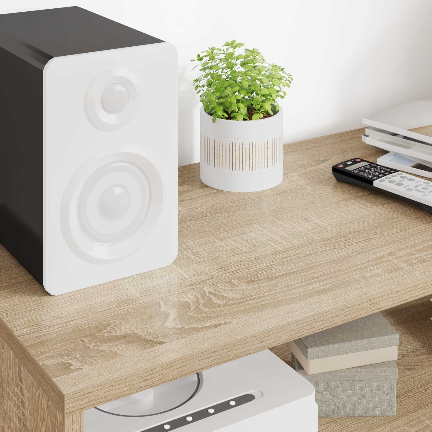 TV-skab 100 x 35 x 40 cm Sonoma eg Konstrueret træ