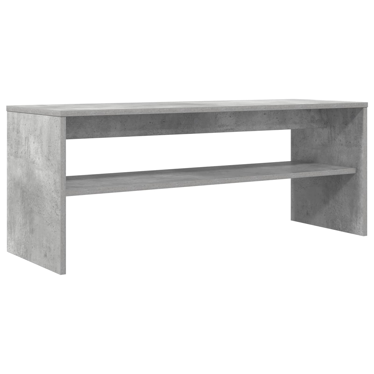TV-skab 100 x 35 x 40 cm Beton Grå Konstrueret træ
