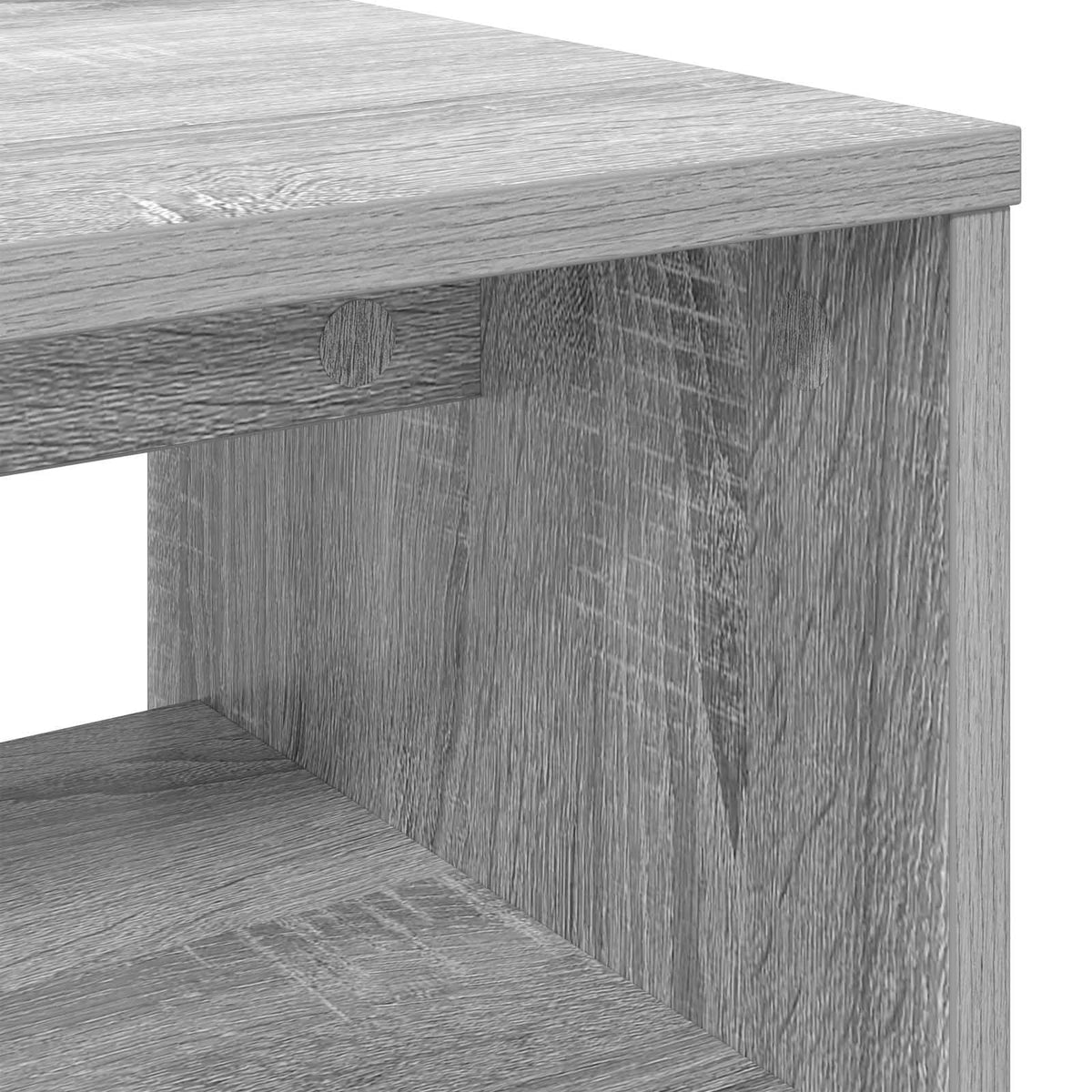 TV-skab 100 x 35 x 40 cm Grå Sonoma Konstrueret træ