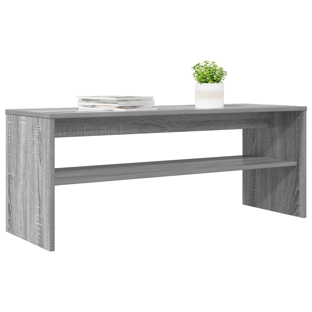 TV-skab 100 x 35 x 40 cm Grå Sonoma Konstrueret træ