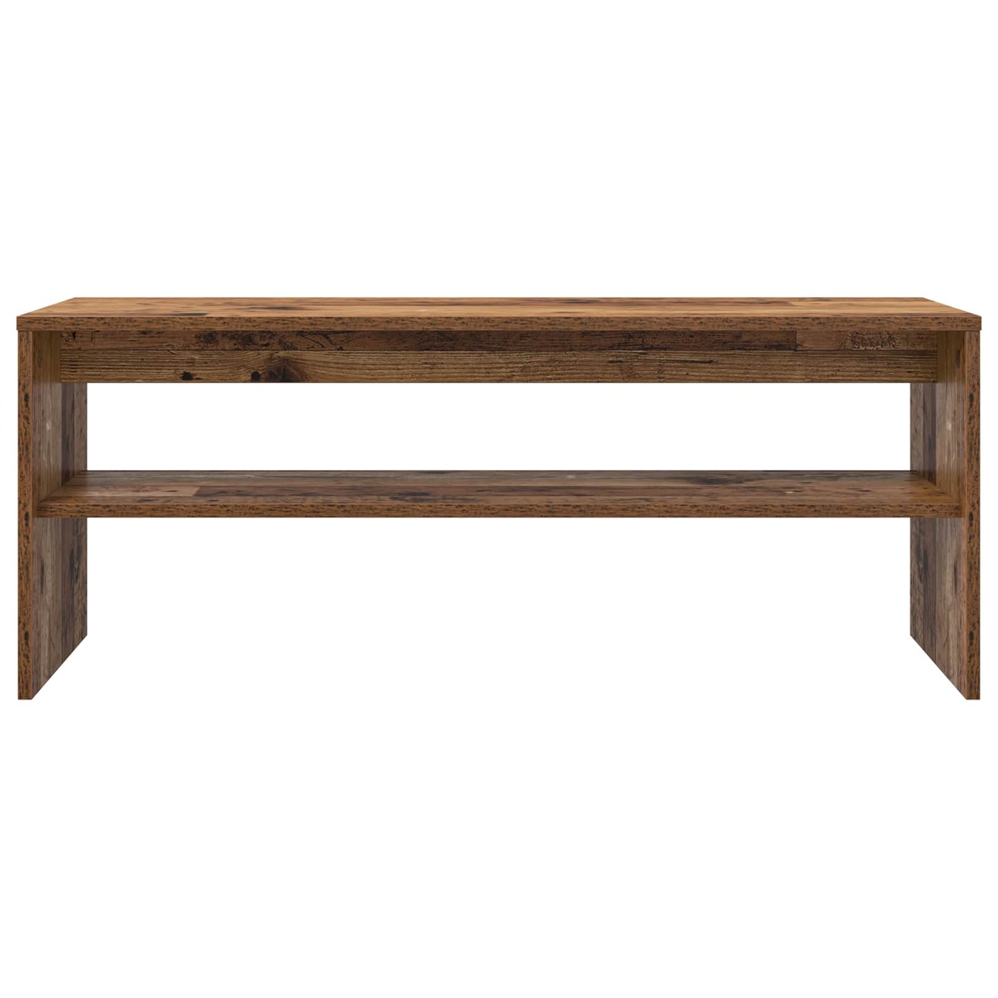 TV-skab 100 x 35 x 40 cm Gammelt træ Konstrueret træ
