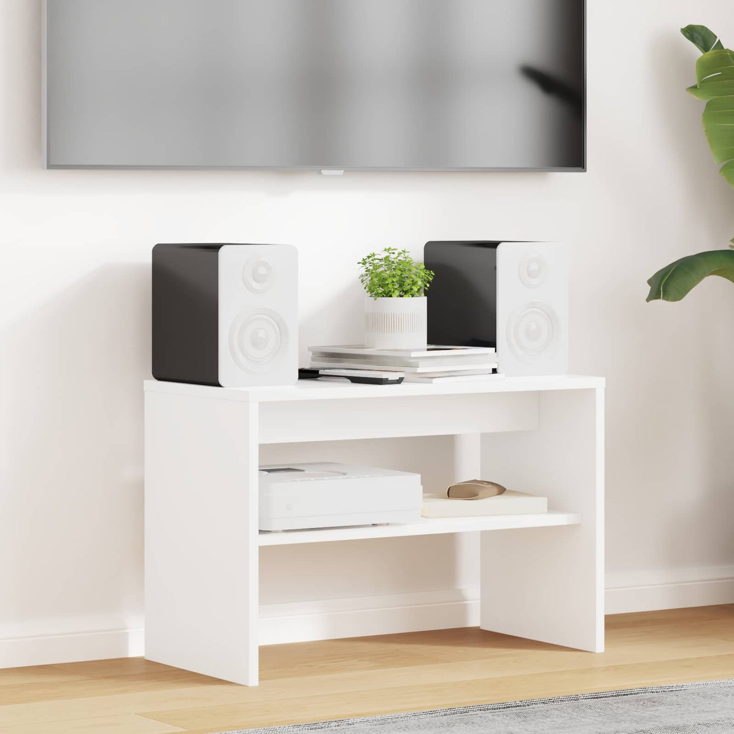 TV-skab 60 x 30 x 40 cm Hvid Konstrueret træ