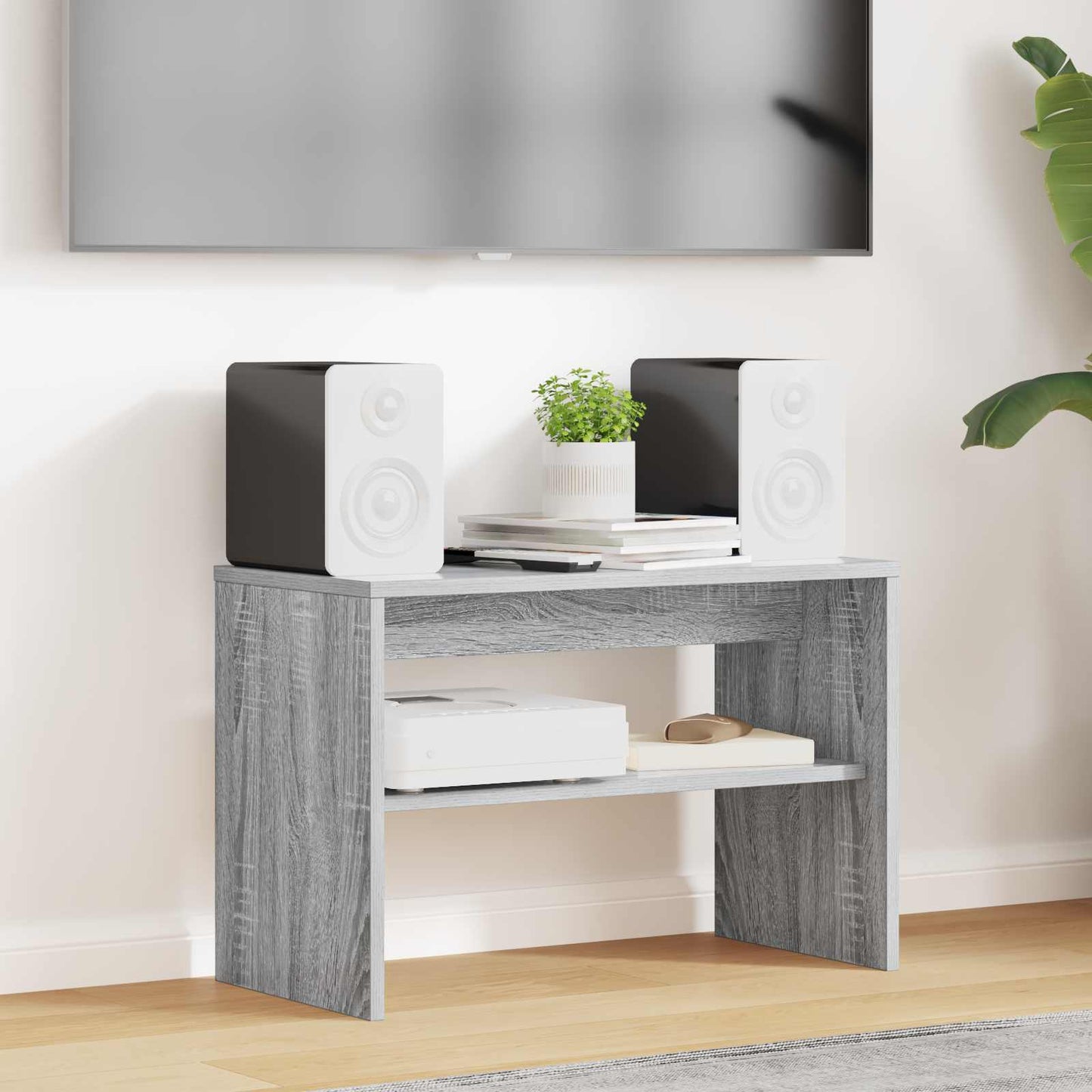 TV-skab 60 x 30 x 40 cm Grå Sonoma Konstrueret træ