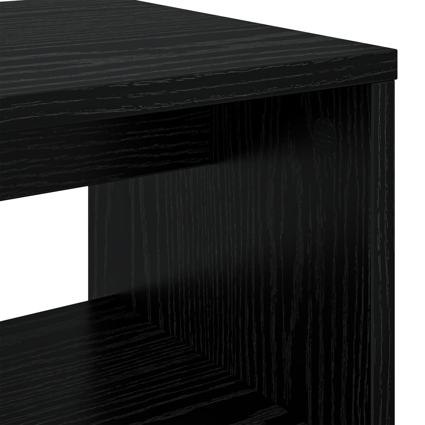 TV-skab 80 x 30 x 40 cm Sort eg Konstrueret træ