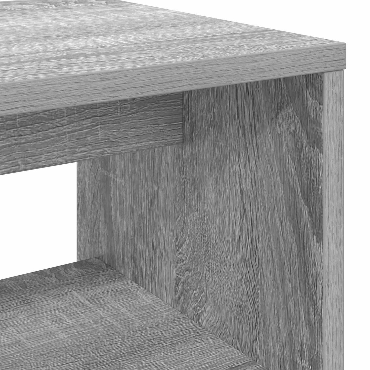 TV-skab 80 x 30 x 40 cm Grå Sonoma Konstrueret træ