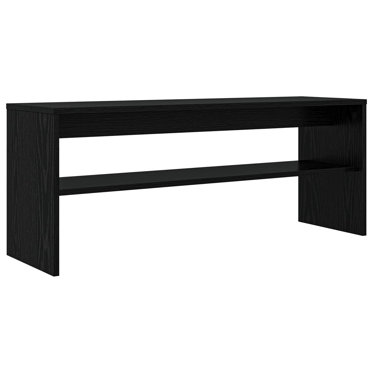 TV-skab 100 x 30 x 40 cm Sort eg Konstrueret træ
