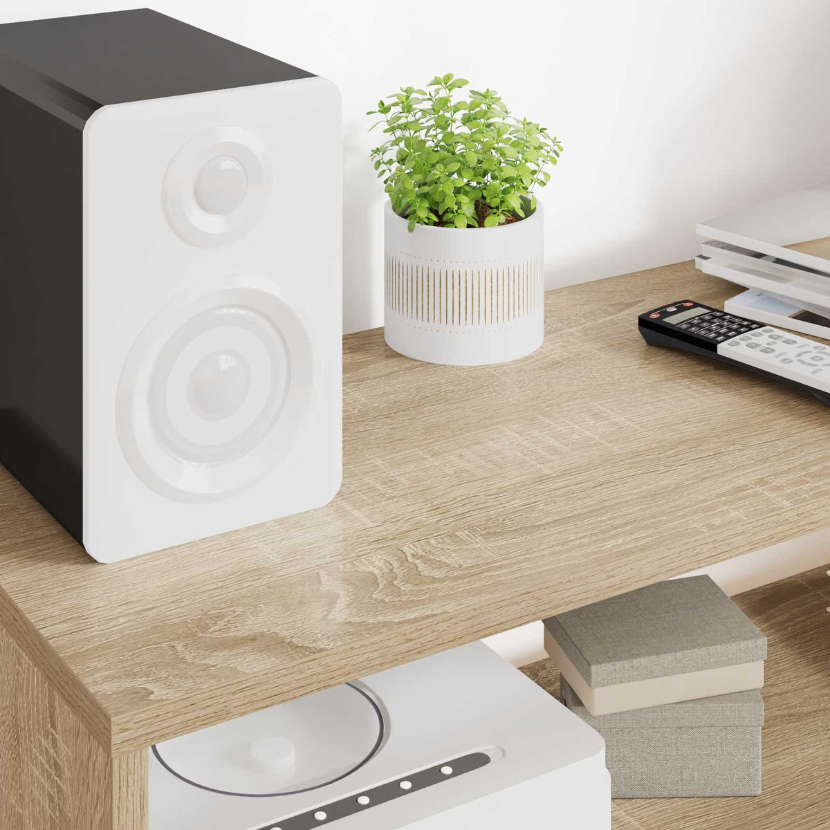 TV-skab 100 x 30 x 40 cm Sonoma eg Konstrueret træ