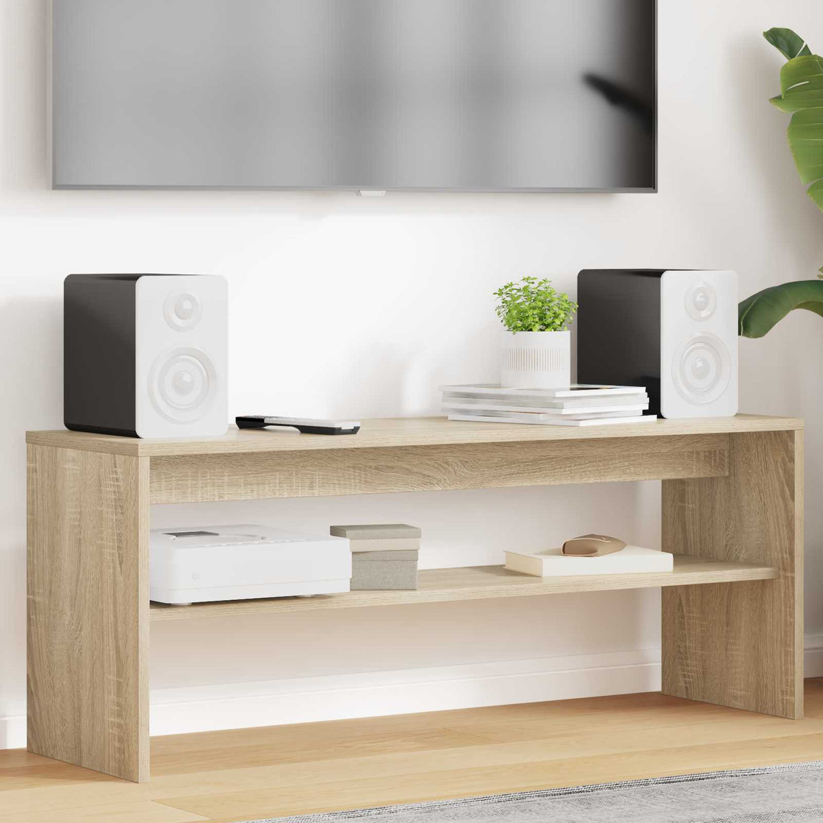 TV-skab 100 x 30 x 40 cm Sonoma eg Konstrueret træ