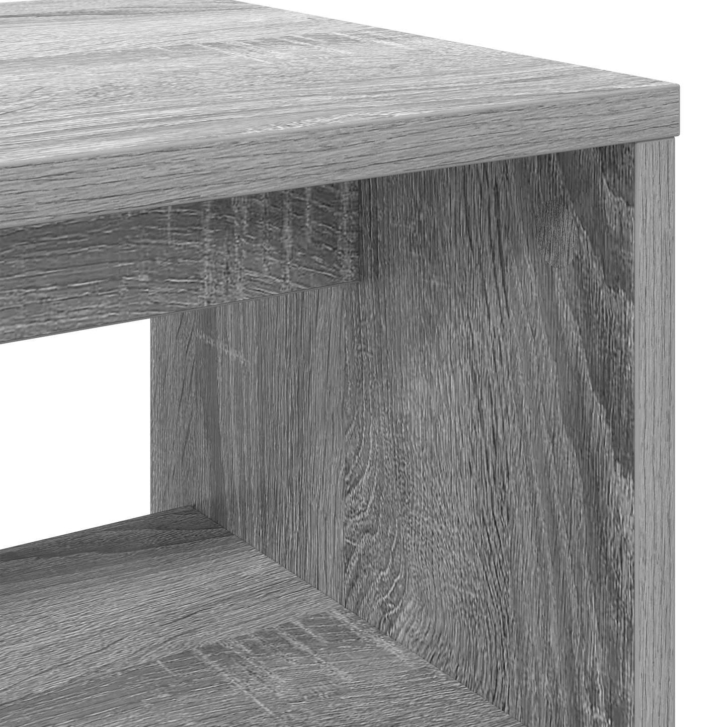 TV-skab 100 x 30 x 40 cm Grå Sonoma Konstrueret træ
