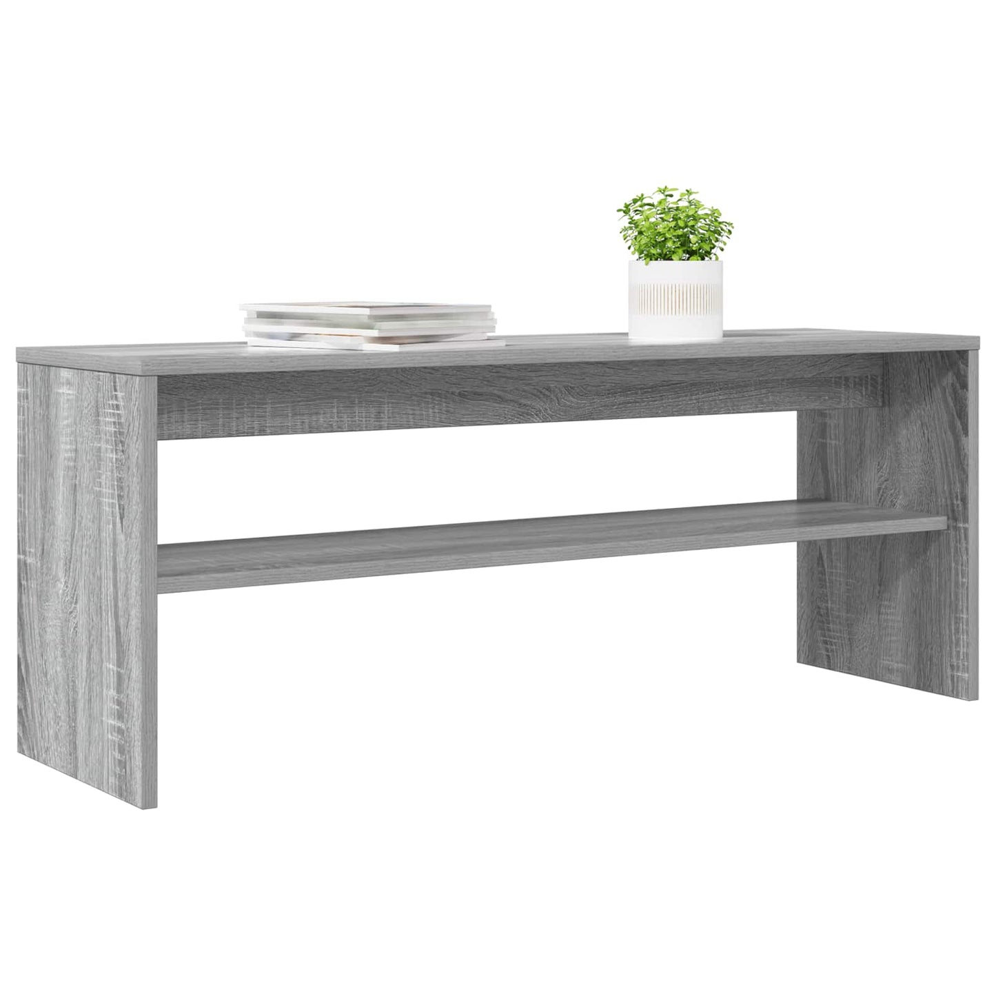 TV-skab 100 x 30 x 40 cm Grå Sonoma Konstrueret træ