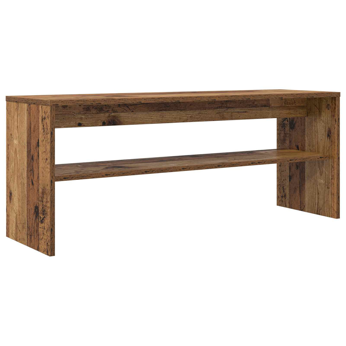 TV-skab 100 x 30 x 40 cm Gammelt træ Konstrueret træ