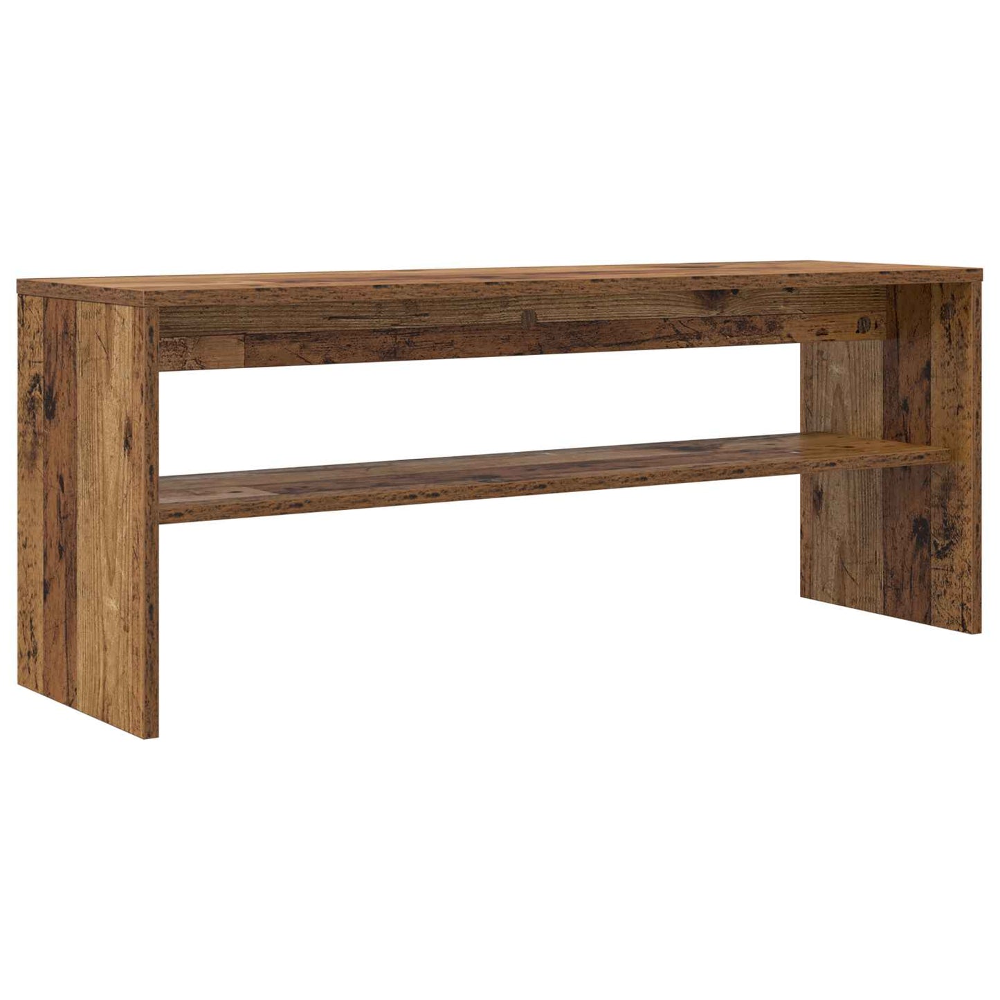 TV-skab 100 x 30 x 40 cm Gammelt træ Konstrueret træ