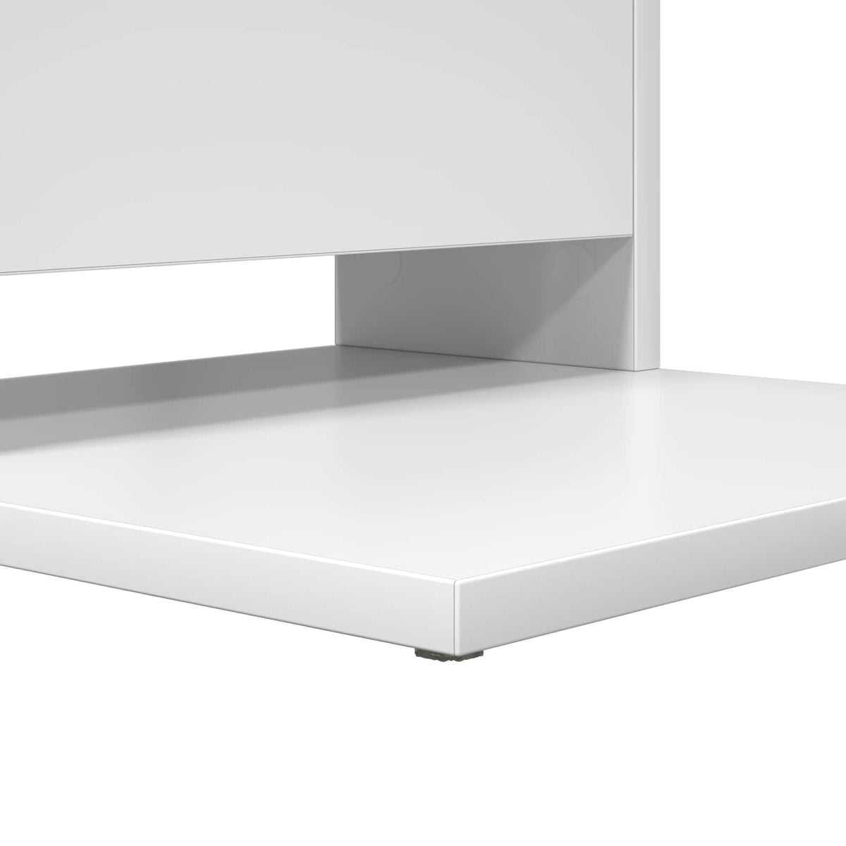 Sidebord Hvid 40 x 35 x 60,5 cm Konstrueret træ
