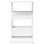 Sidebord Hvid 40 x 35 x 60,5 cm Konstrueret træ