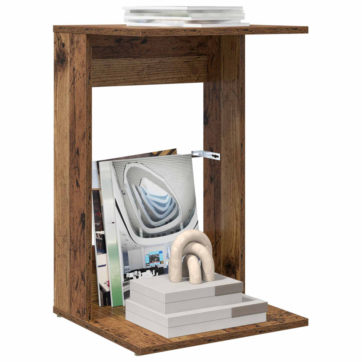 Sidebord Gammelt træ 40 x 38 x 62,5 cm Konstrueret træ