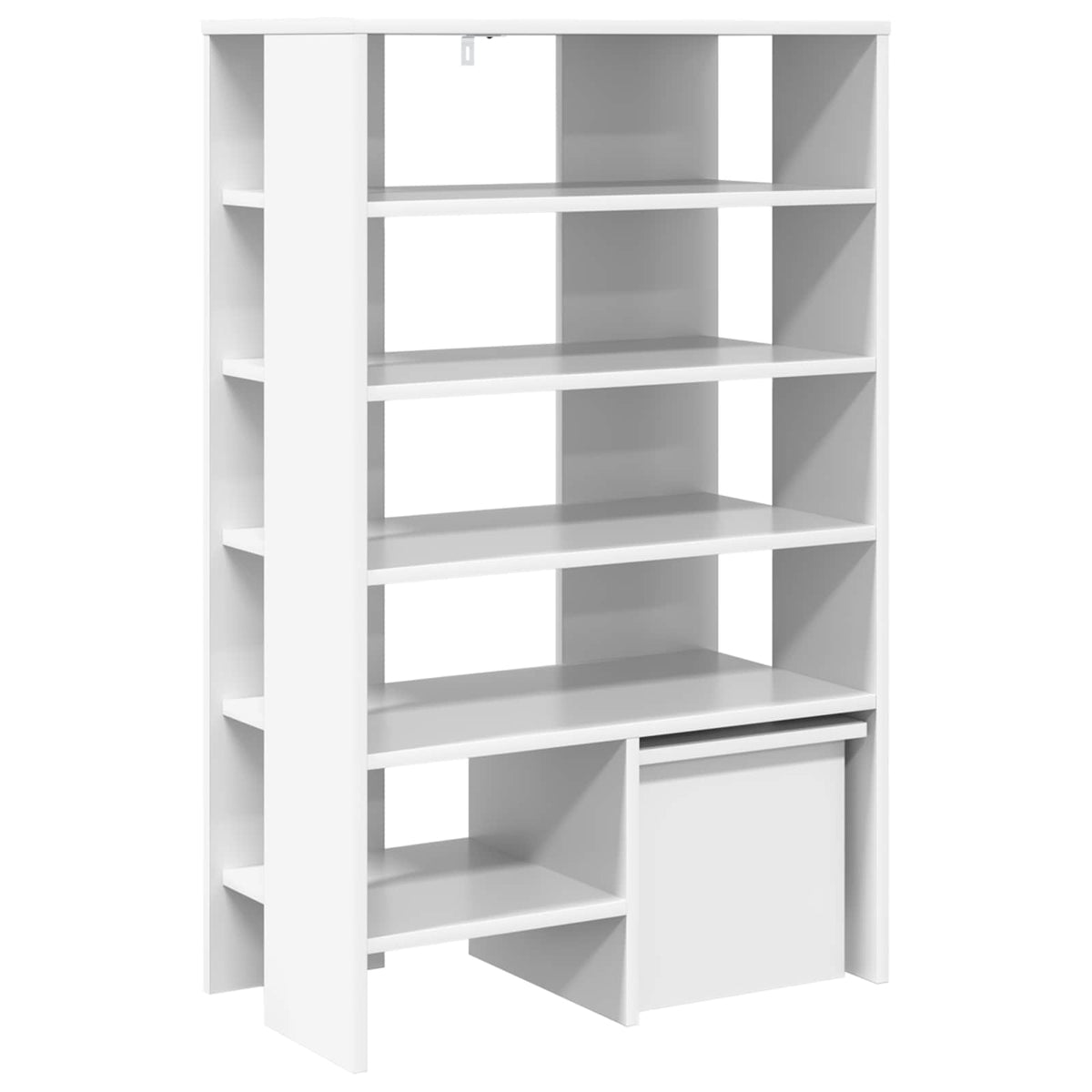 Sko skab 2 stk. 62 x 35 x 100 cm Konstrueret træ Hvid