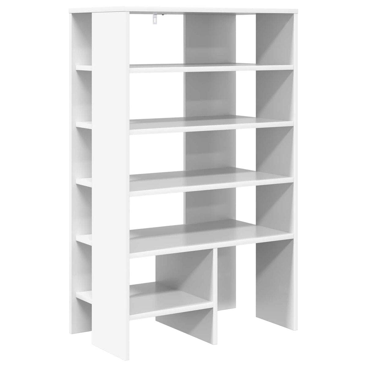 Sko skab 2 stk. 62 x 35 x 100 cm Konstrueret træ Hvid