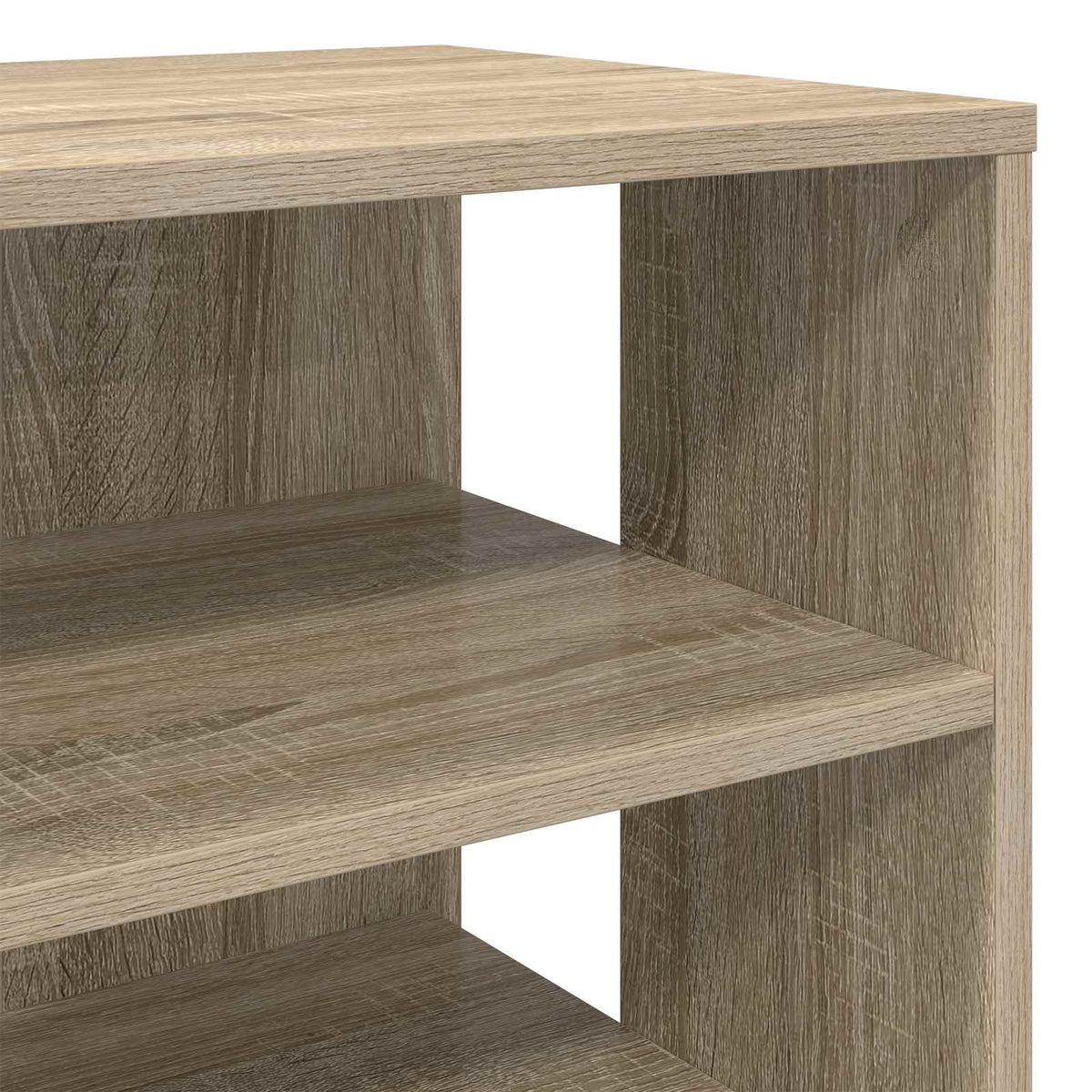 Sko skab 2 stk. 62 x 35 x 100 cm Konstrueret træ Sonoma-eg