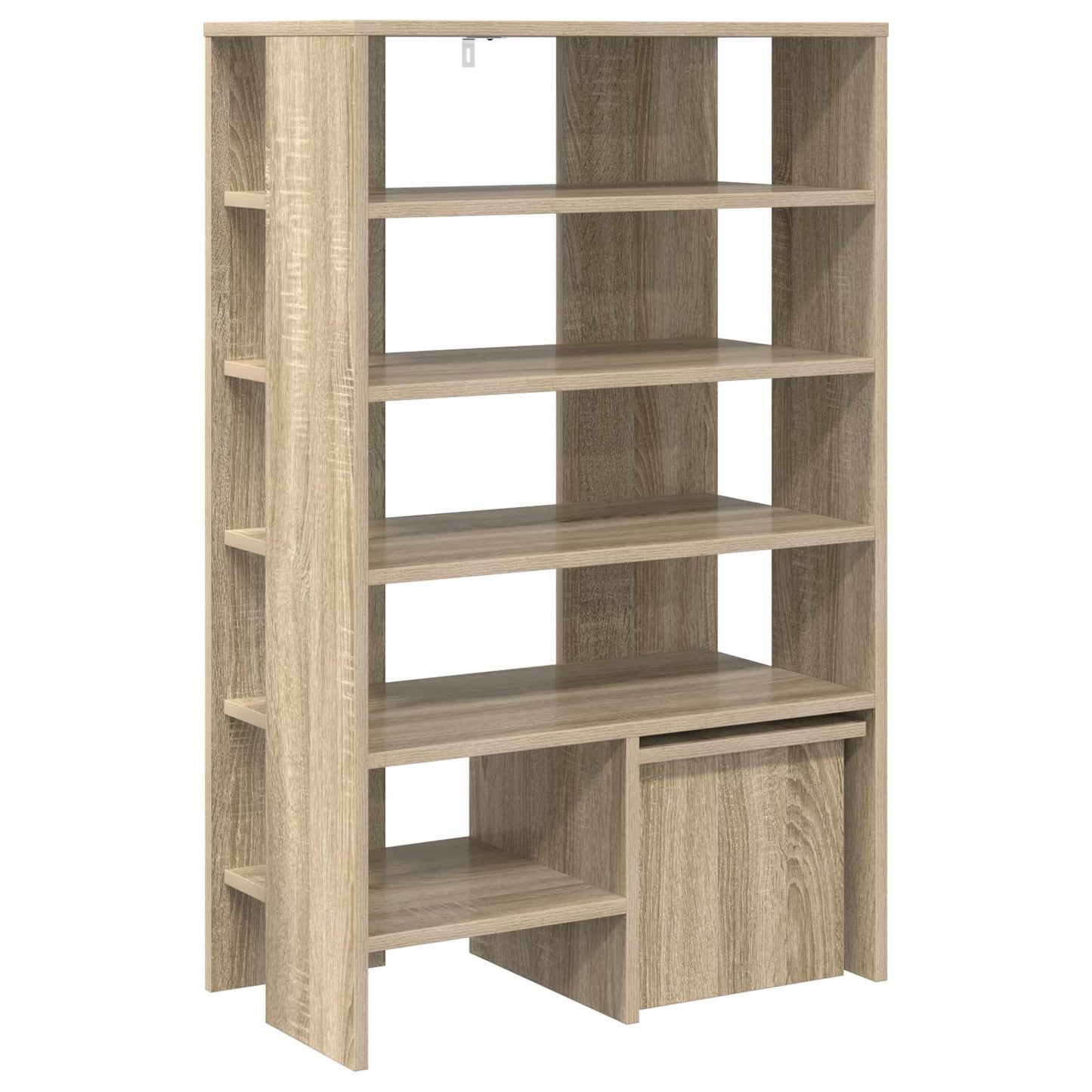 Sko skab 2 stk. 62 x 35 x 100 cm Konstrueret træ Sonoma-eg