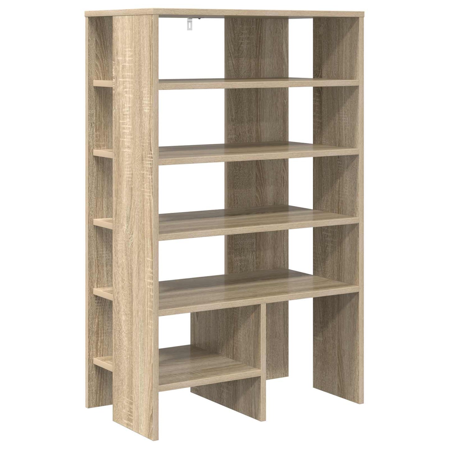 Sko skab 2 stk. 62 x 35 x 100 cm Konstrueret træ Sonoma-eg