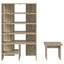 Sko skab 2 stk. 62 x 35 x 100 cm Konstrueret træ Sonoma-eg