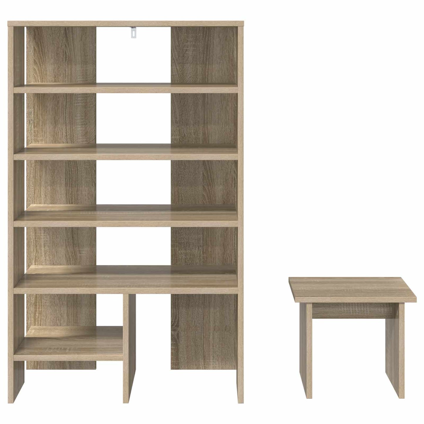 Sko skab 2 stk. 62 x 35 x 100 cm Konstrueret træ Sonoma-eg